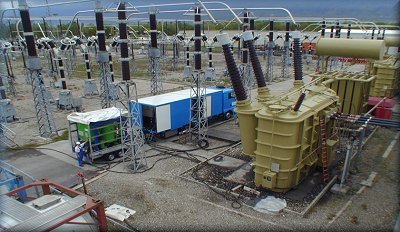 Befllung und Isolierlaufbereitung in der 400 kV-Ebene